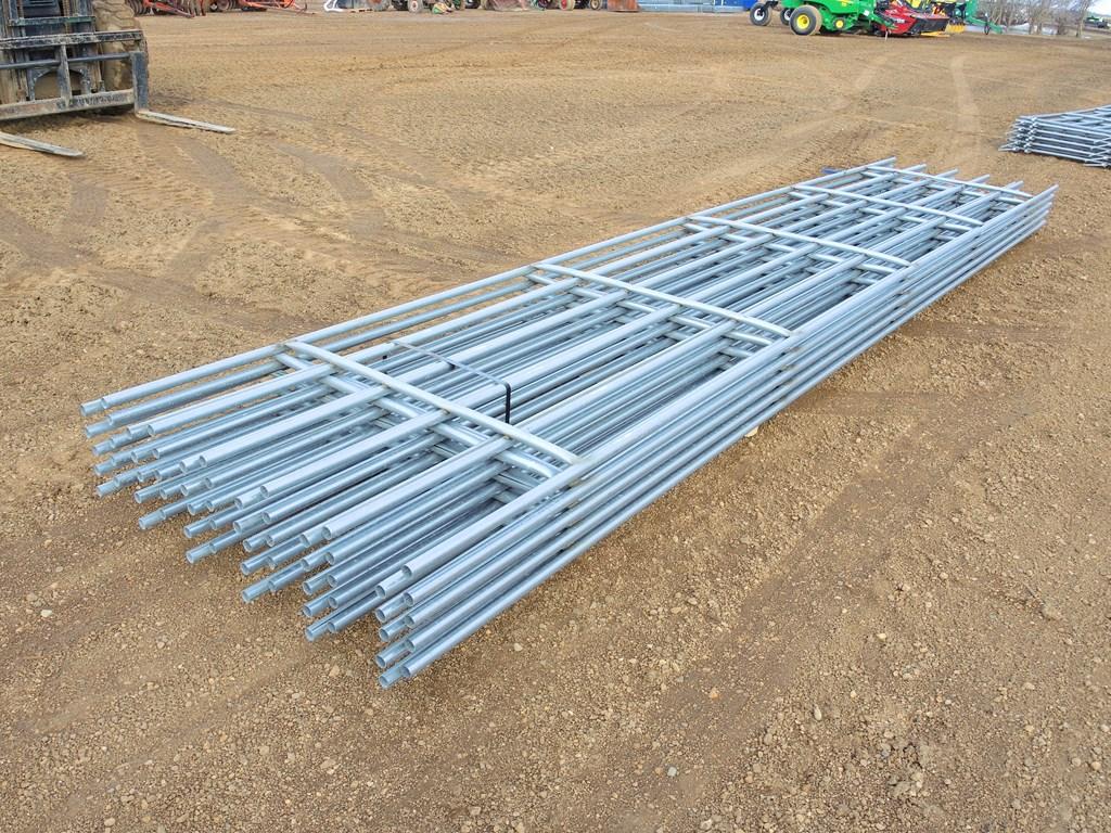 New 6 Bar x 20' Continuous Fence Panels