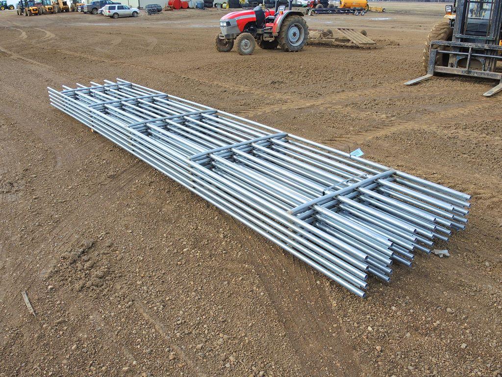 New 6 Bar x 20' Continuous Fence Panels