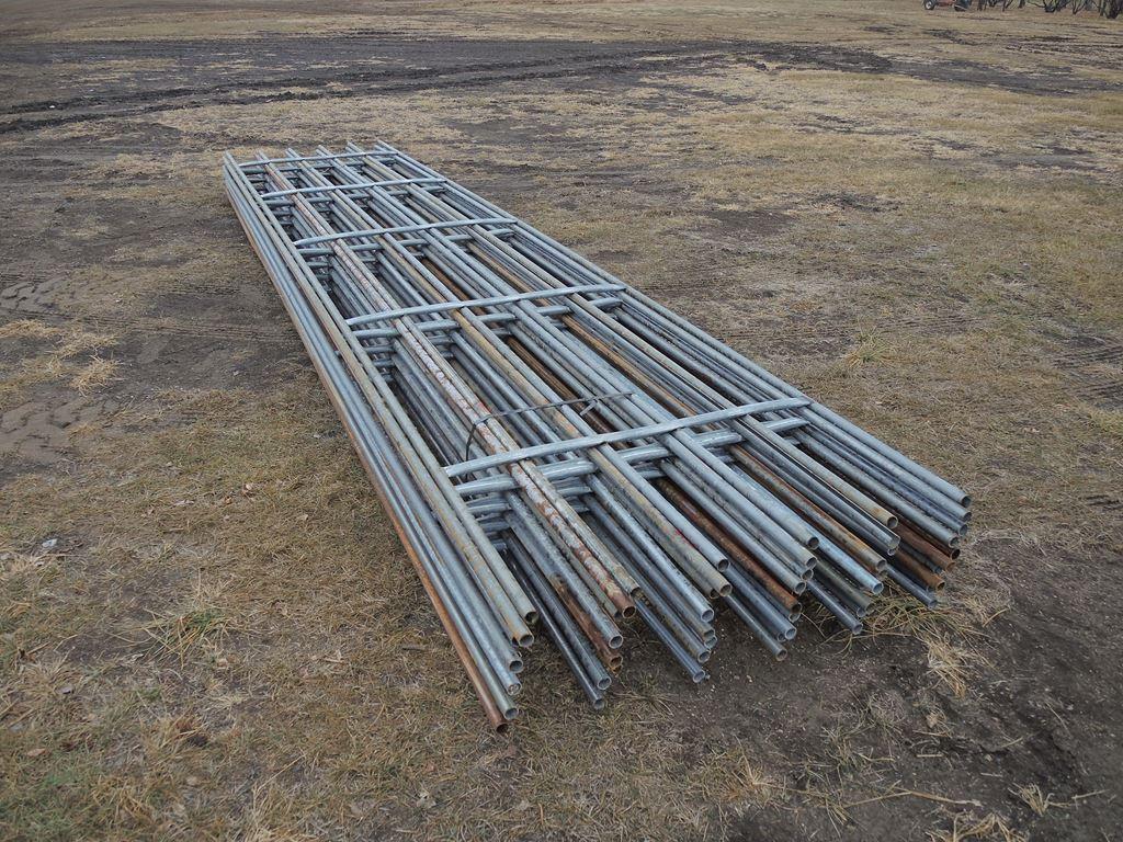 6 Bar x 20' Continuous Fence Panels (Seconds)