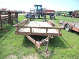 1992 DCT 6 x 18 Utility Trailer