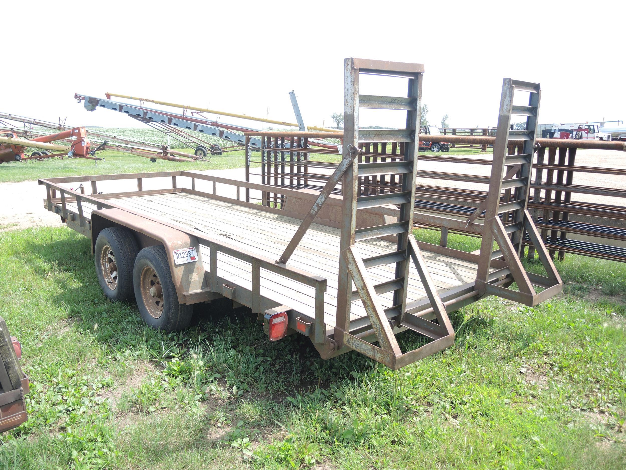 1992 DCT 6 x 18 Utility Trailer