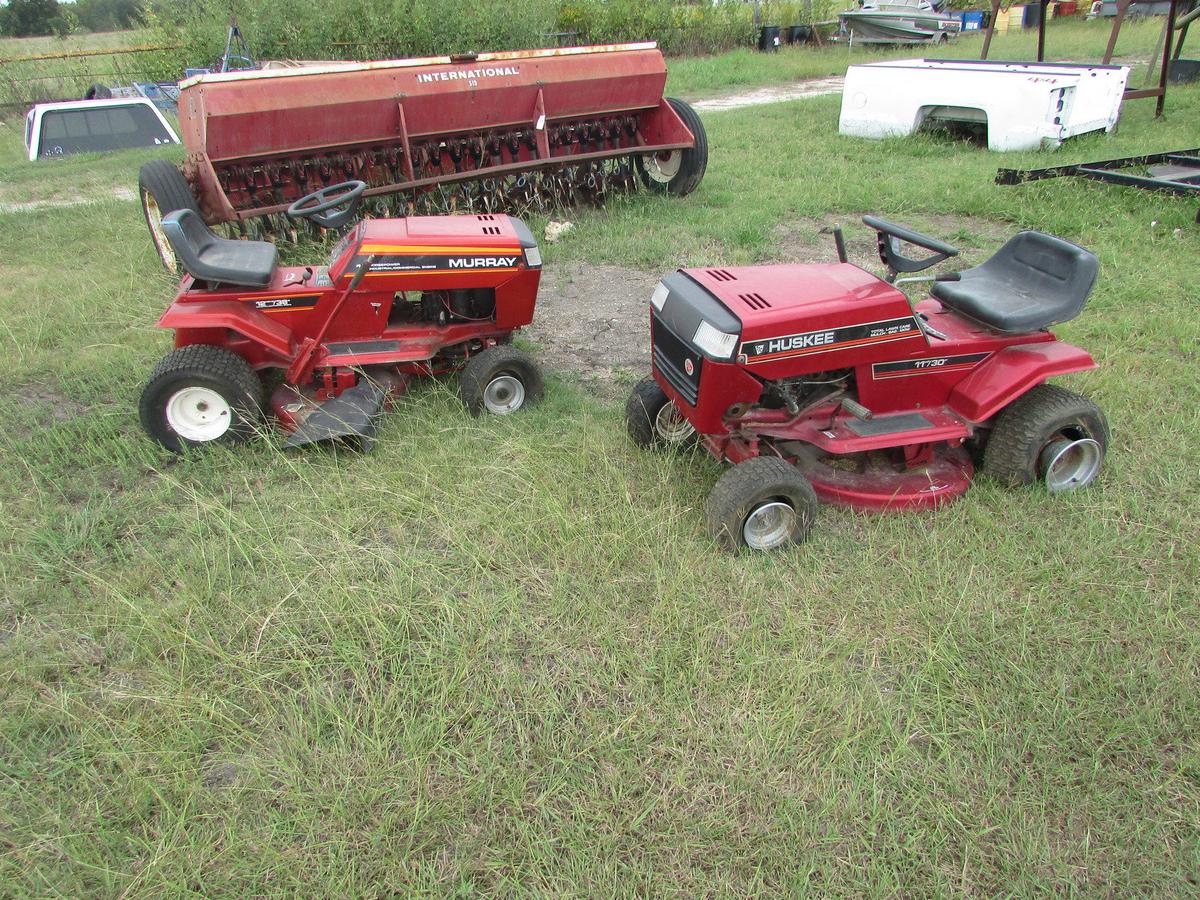 Riding mowers