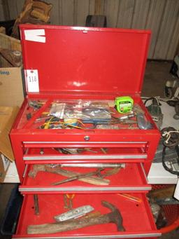 Tool chest with tools