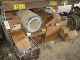 Contents under shelf,filter,dually wheels,breaker boxes,electric winches,1/2 ton chain hoist and mis