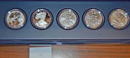 Us Mint 25th Anniversary Silver Coin Set