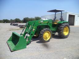 John Deere 5055E with Loader SN 1PY5055ETEB026248