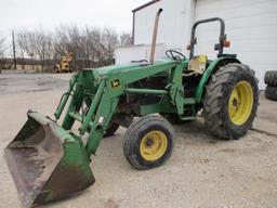 John Deere 5300 with loader SN LV5300D332038