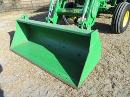 John Deere 6105D with loader SN 1P06105DCDM050873