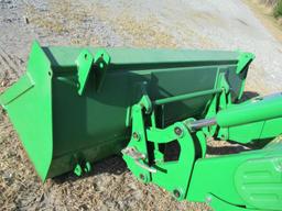 John Deere 6105D with loader SN 1P06105DCDM050873