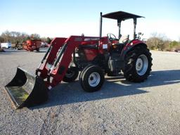 Case IH JX80 with loader SN HFJ0575979