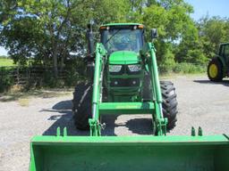 John Deere 6145M with Loader SN 1L06145MKJH905980