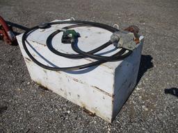 100 gallon fuel tank with 12 volt pump