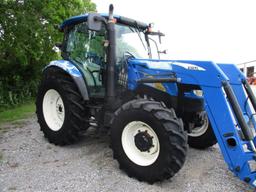 New Holland T6020 with Loader SN Z8BD22950