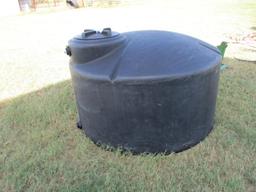 500 Gallon Black Poly Water Tank