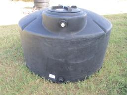 500 Gallon Black Poly Water Tank