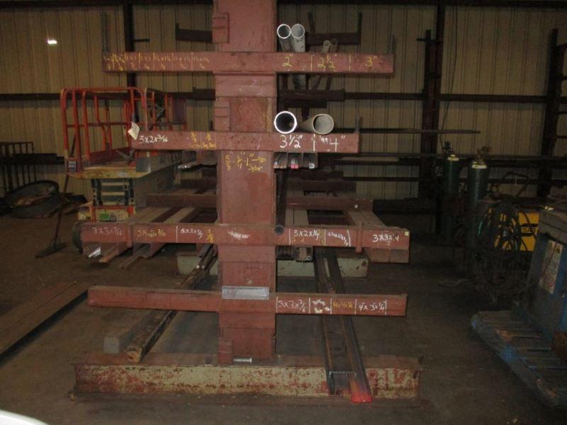 Steel Rack and Contents