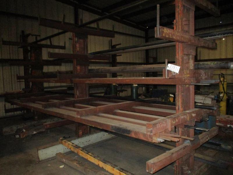 Steel Rack and Contents