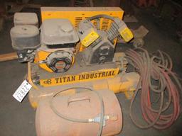 Titan Gas Powered Air Compressor and Tank