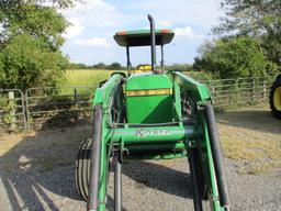 John Deere 2955 with Loader SN COVERED