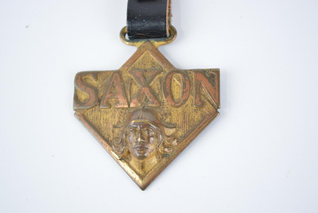 Saxon Automobile Metal Watch Fob