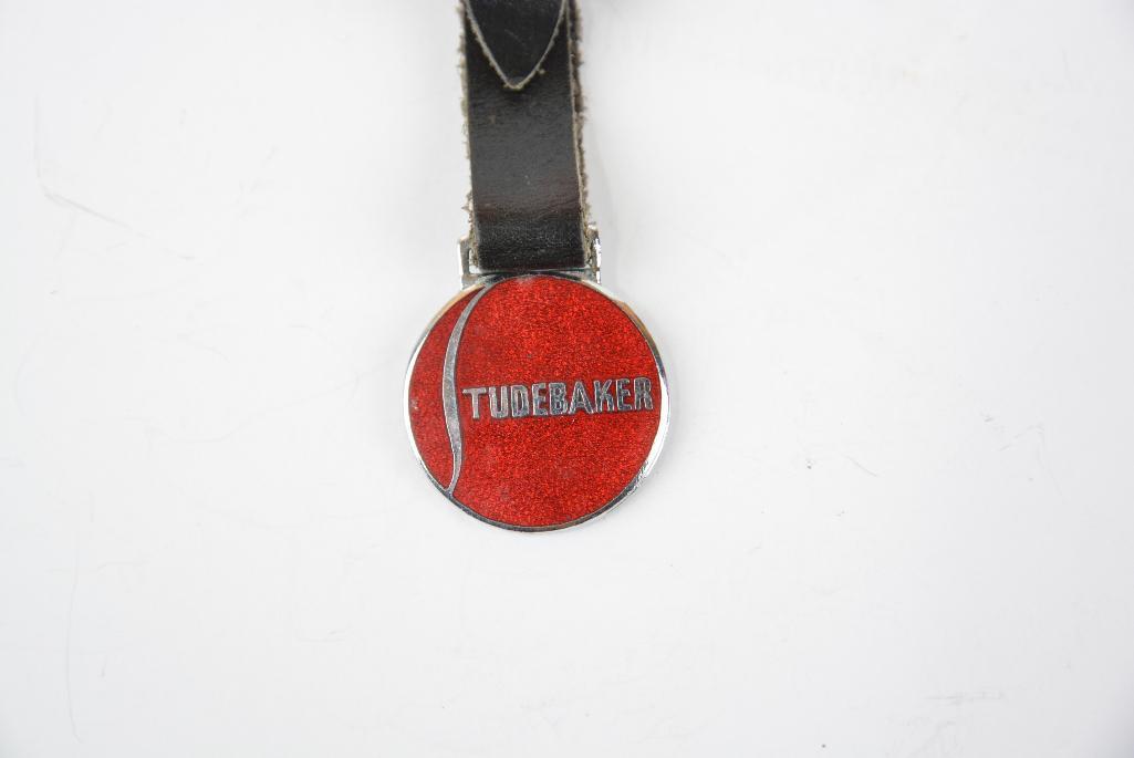 Studebaker Automobile Enamel Metal Watch Fob