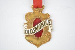 Oldsmobile Automobile Enamel Metal Watch Fob