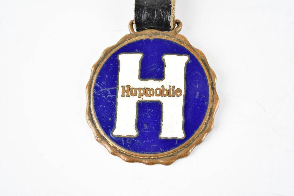 Hupmobile Automobile Enamel Metal Watch Fob