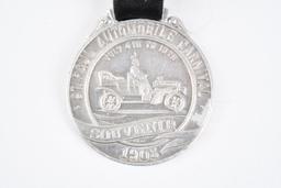 St. Paul Automobile Carnival 1905 Metal Watch Fob