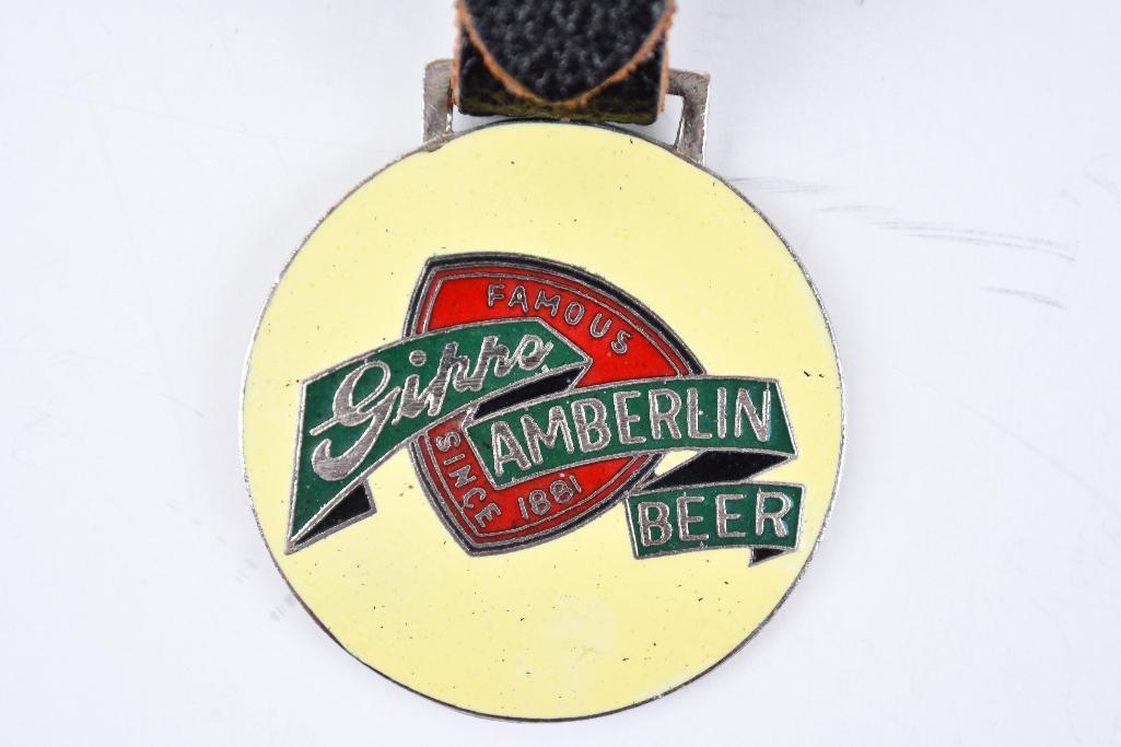 Gipps Brewing Corp. Enamel Metal Watch Fob