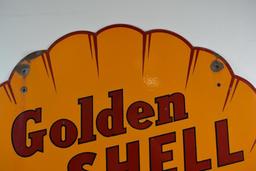 Golden Shell Motor Porcelain Sign (TAC)