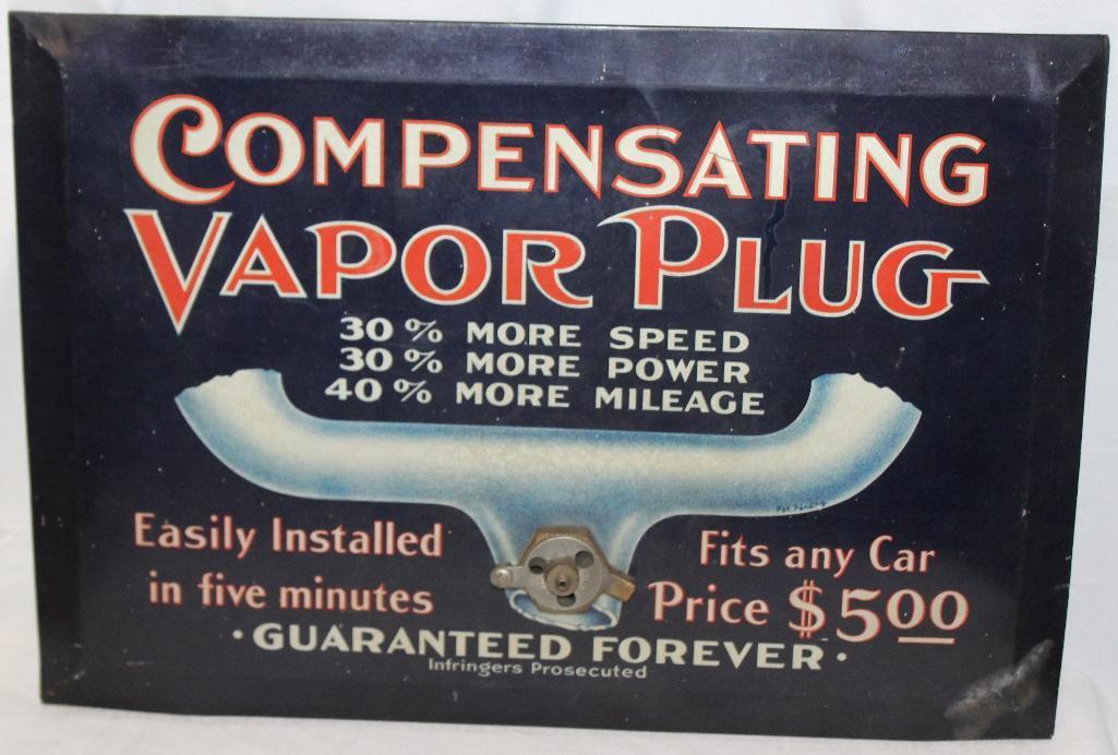 Original Compensating Vapor Plug Metal Sign (TAC)