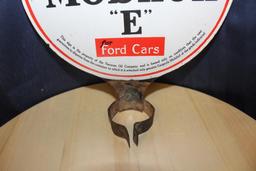 Mobil oil gargoyle ?E? For Ford cars sign