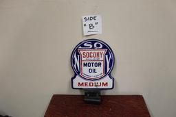 Socony Standard of NY medium motor oil sign (TAC)