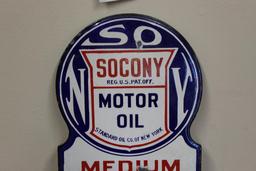 Socony Standard of NY medium motor oil sign (TAC)