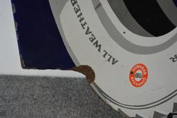 Goodyear Porelain Flange SIgn (TAC)