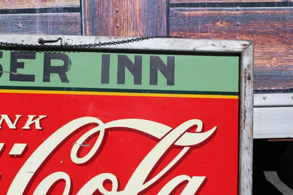 1936 Coca-Cola ?Geyser Inn? advertising sign