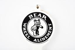 Bear Wheel Alinement Plastic Pole Thermometer