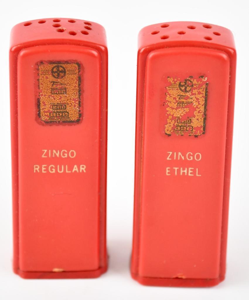 ZINGO Plastic Gas Pump Salt & Pepper Shaker Set