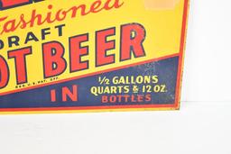 Drink Genuine Dad's Old Fashioned Draft Root Beer Metal Sign