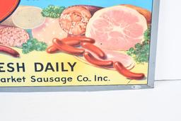 Froehlich's Sausage Hams & Bacon Metal Sign