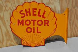 Shell Motor Oil Metal Sign