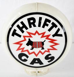 Thrifty Gas w/scotty dog log 13.5" Single Globe Lens (TAC)