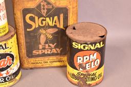 Group lot of Signal Cans