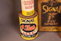 Group lot of Signal Cans