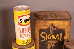 Group lot of Signal Cans