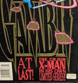 Gambit Marvel Comic #1 Gold Foil Stamped