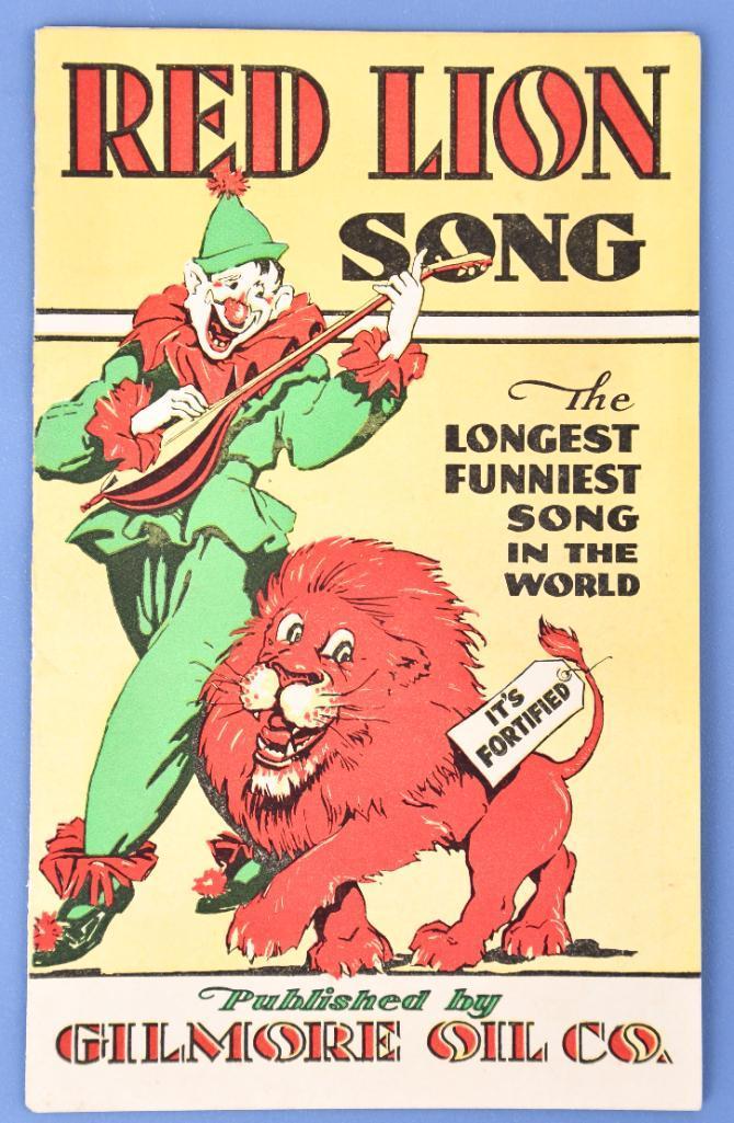 Gilmore Oil Co. Red Lion Song Booklet