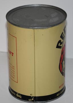 Red Giant Motor Oil Quart Metal Can