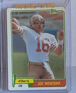 1981 Topps Joe Montana Rookie Card