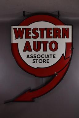 Western Auto Associated Stores Sign (TAC)